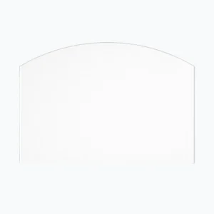 Cristal para chimenea - arco