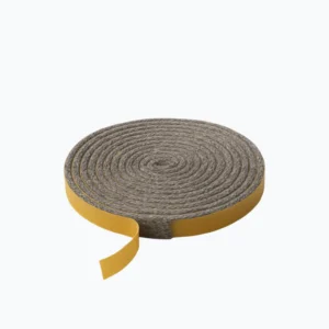 Junta para puerta de chimenea autoadhesiva de fibra de vidrio resistente a altas temperaturas