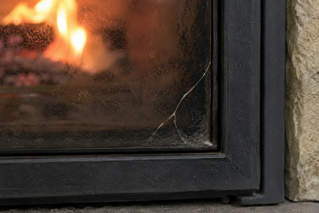 Cómo Cambiar el Cristal de una Chimenea Paso a Paso 4 cristal vitrocerámico roto para chimenea o estufa